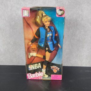 NBA Barbie Doll New York Knicks Official 1998 Mattel